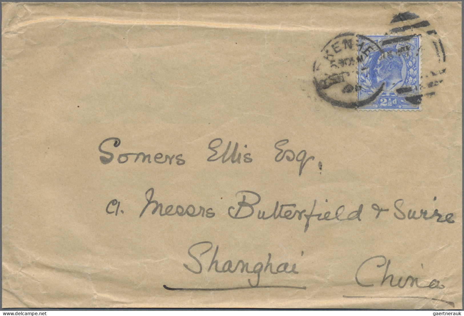 China - Incomming Mail: 1906/1910, Russia, 1907, real photo ppc of french beauty