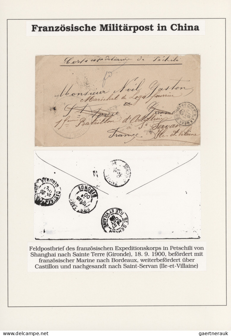 China - Foreign Offices: French, Japanese and Russian Post Offices in China 1894