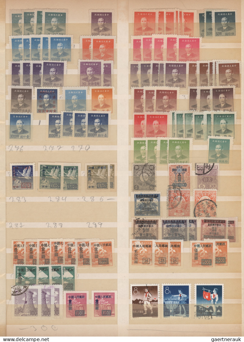 China (PRC): 1898/1993 (approx.), Collection In Three Stockbooks Starting From T - Other & Unclassified