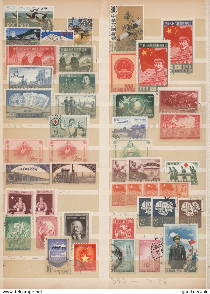 China (PRC): 1898/1993 (approx.), Collection In Three Stockbooks Starting From T - Autres & Non Classés