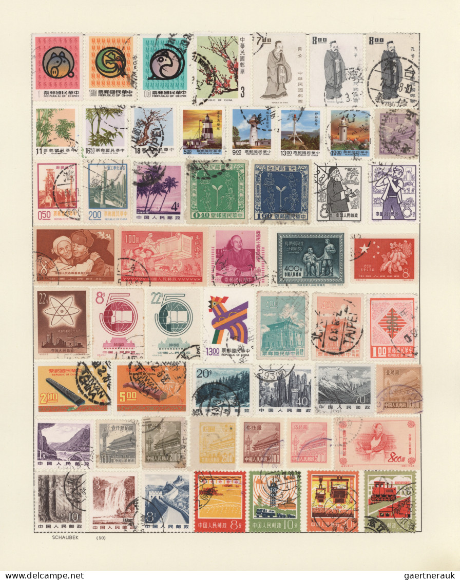 China (PRC): 1900/1990 (ca.), mint and used balance/collection on stockpages/alb