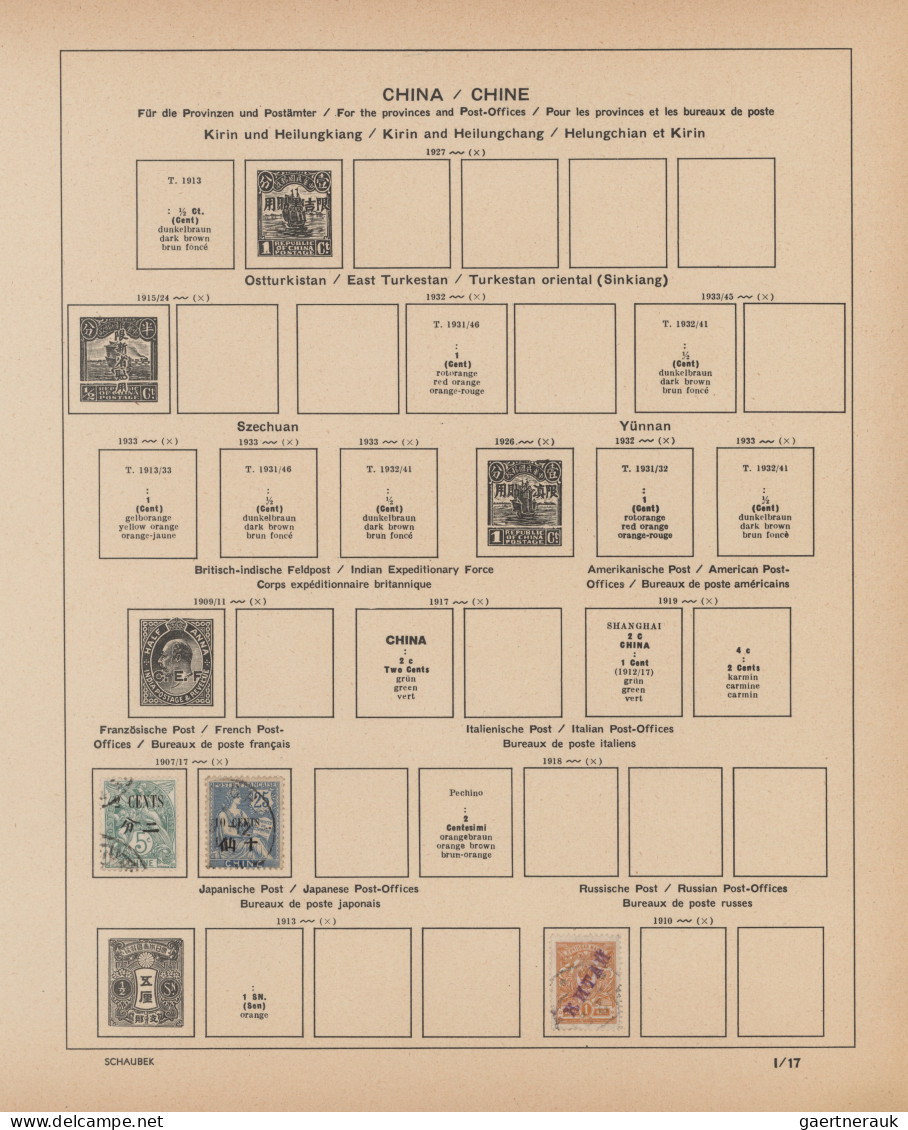 China (PRC): 1900/1990 (ca.), mint and used balance/collection on stockpages/alb
