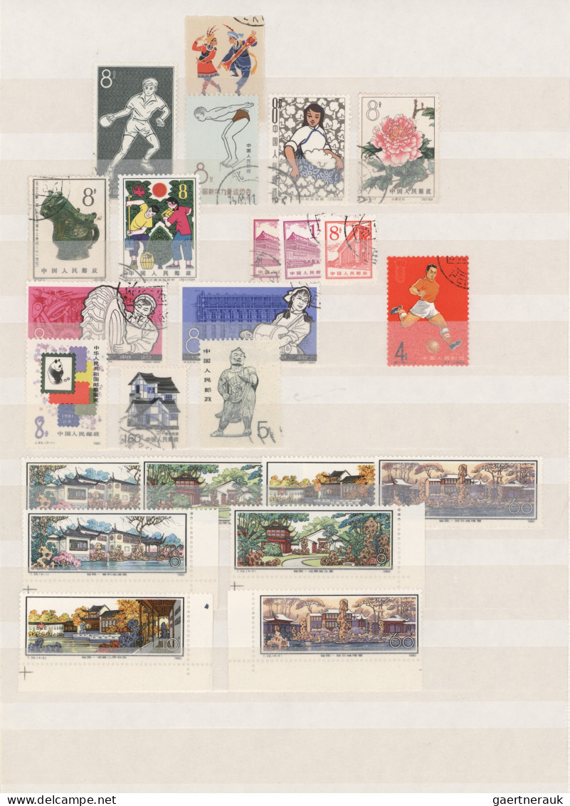 China (PRC): 1920/1980 (ca.), Mint And Used Assortment On Stockpages With Main V - Otros & Sin Clasificación