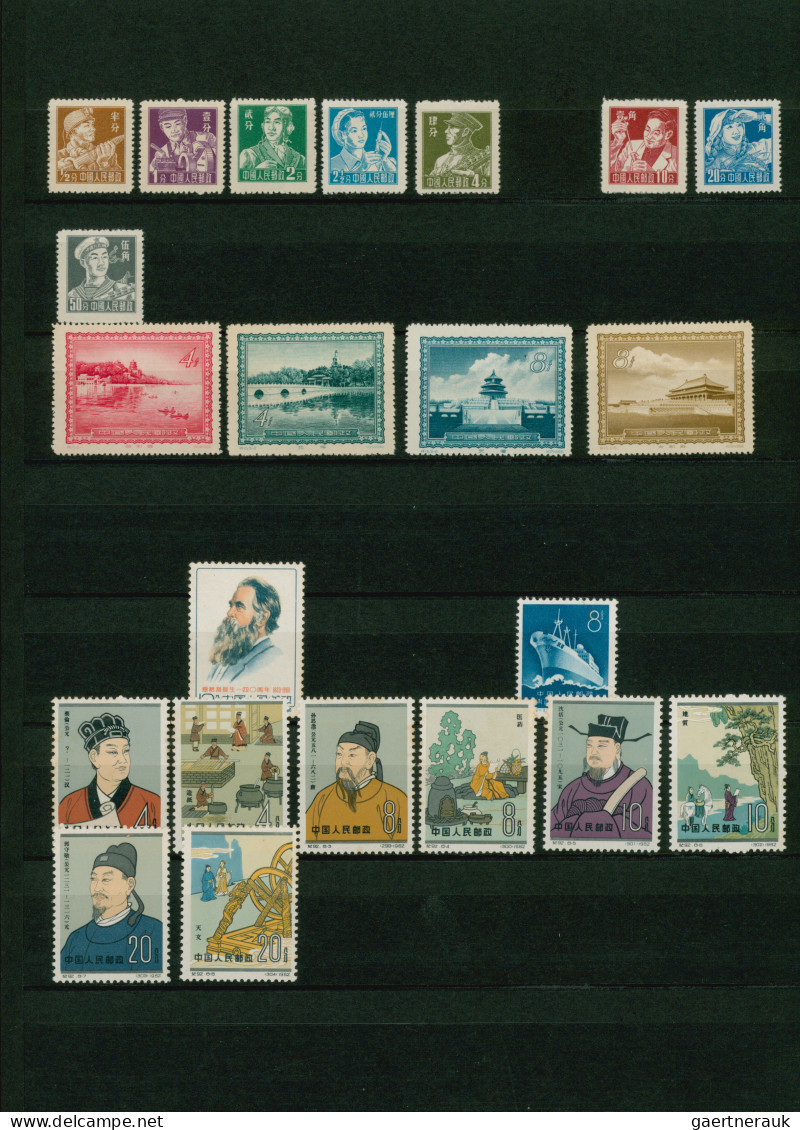China (PRC): 1949/1983, Stockbook With Mostly Commemorative Issues, Including Co - Autres & Non Classés