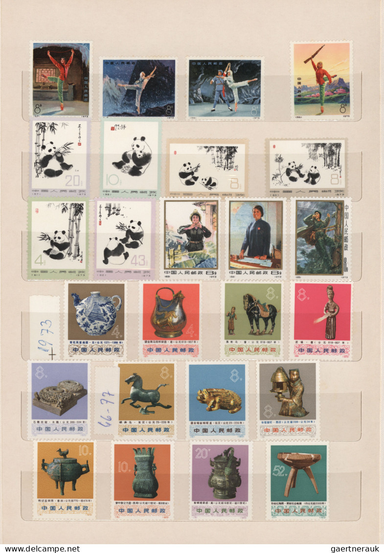 China (PRC): 1951/1974, Collection In Decorative Stockbook Including Better Issu - Altri & Non Classificati