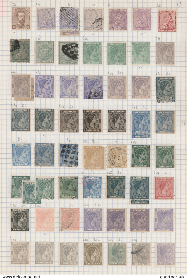 Cuba: 1873/1980 (ca.), Used And Unused Collection Arranged On Pages, From Good S - Other & Unclassified