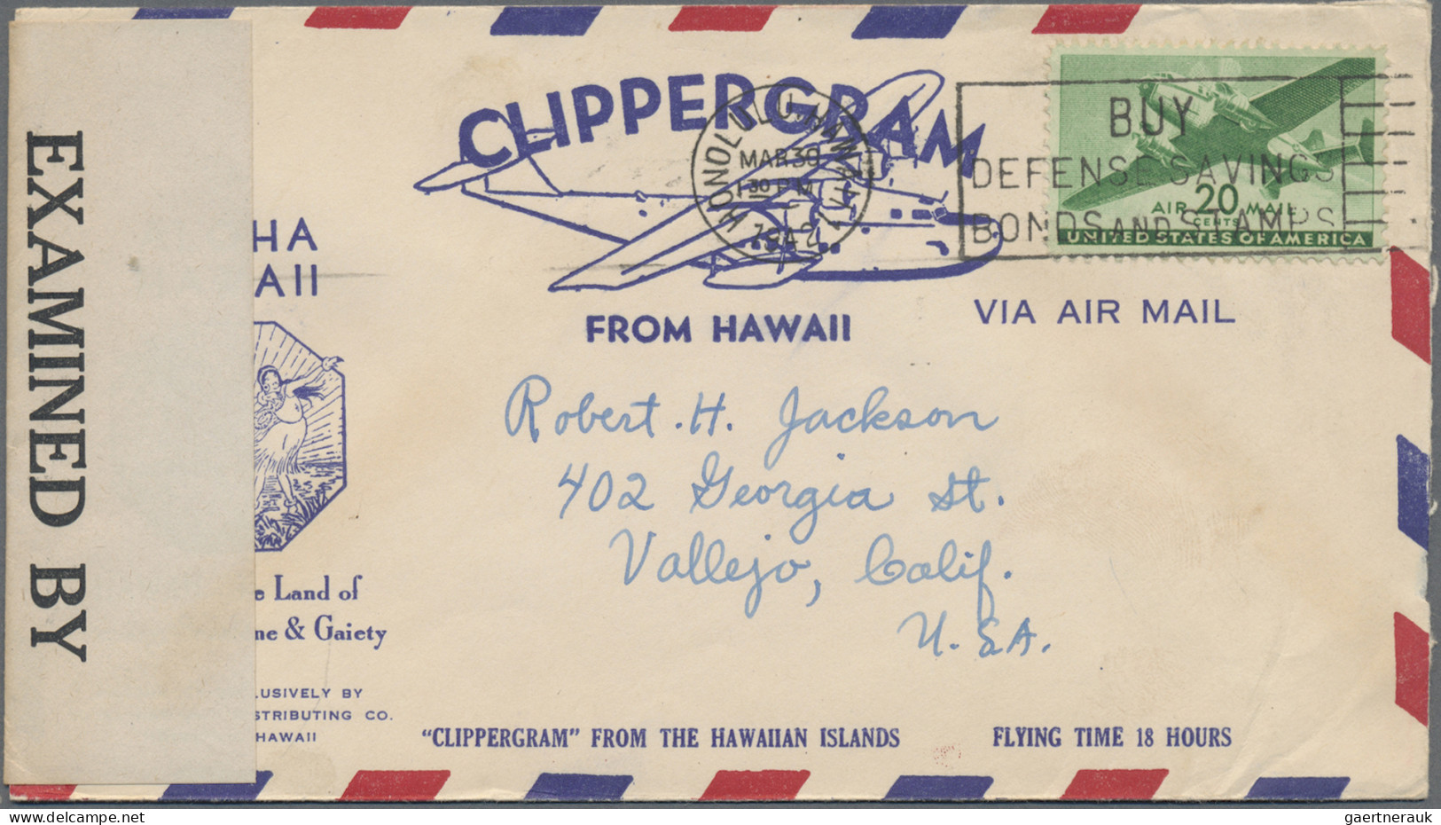 Hawaii: 1910/1950 (ca.), assortment of apprx. 69 covers/cards incl. a nice selec