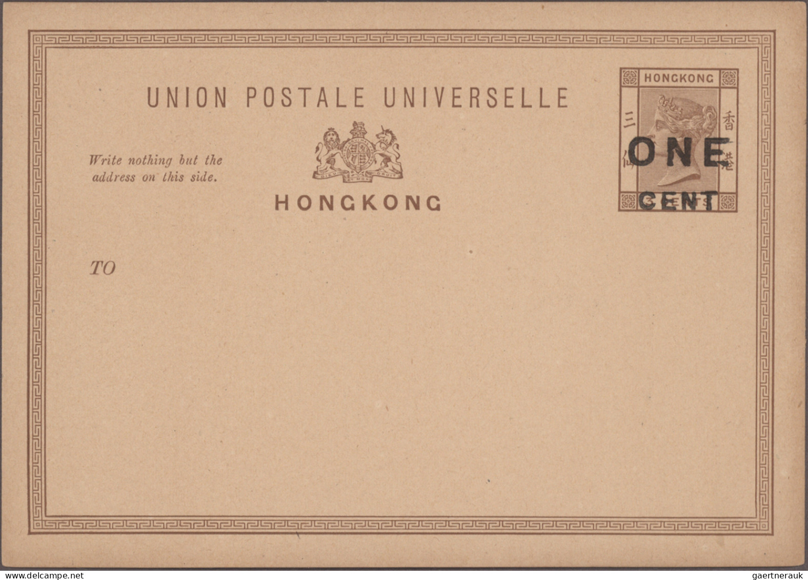 Hong Kong: 1863/1931, definitives QV-KGV, mostly used on stockcards and in stock