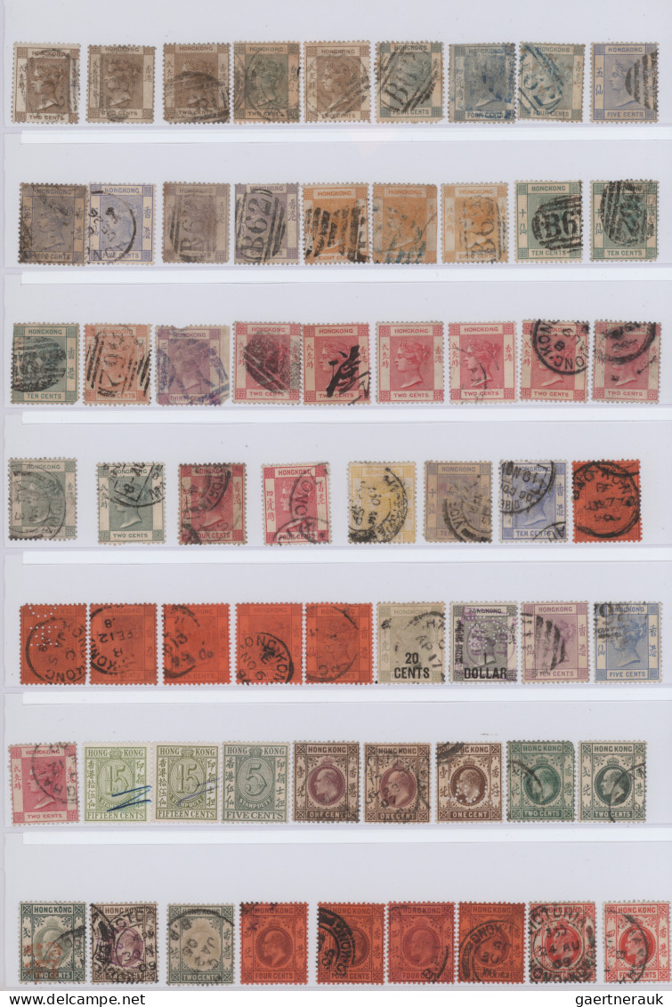Hong Kong: 1880/1997 (approx.), Collection On Pages Starting From The Early QV I - Autres & Non Classés