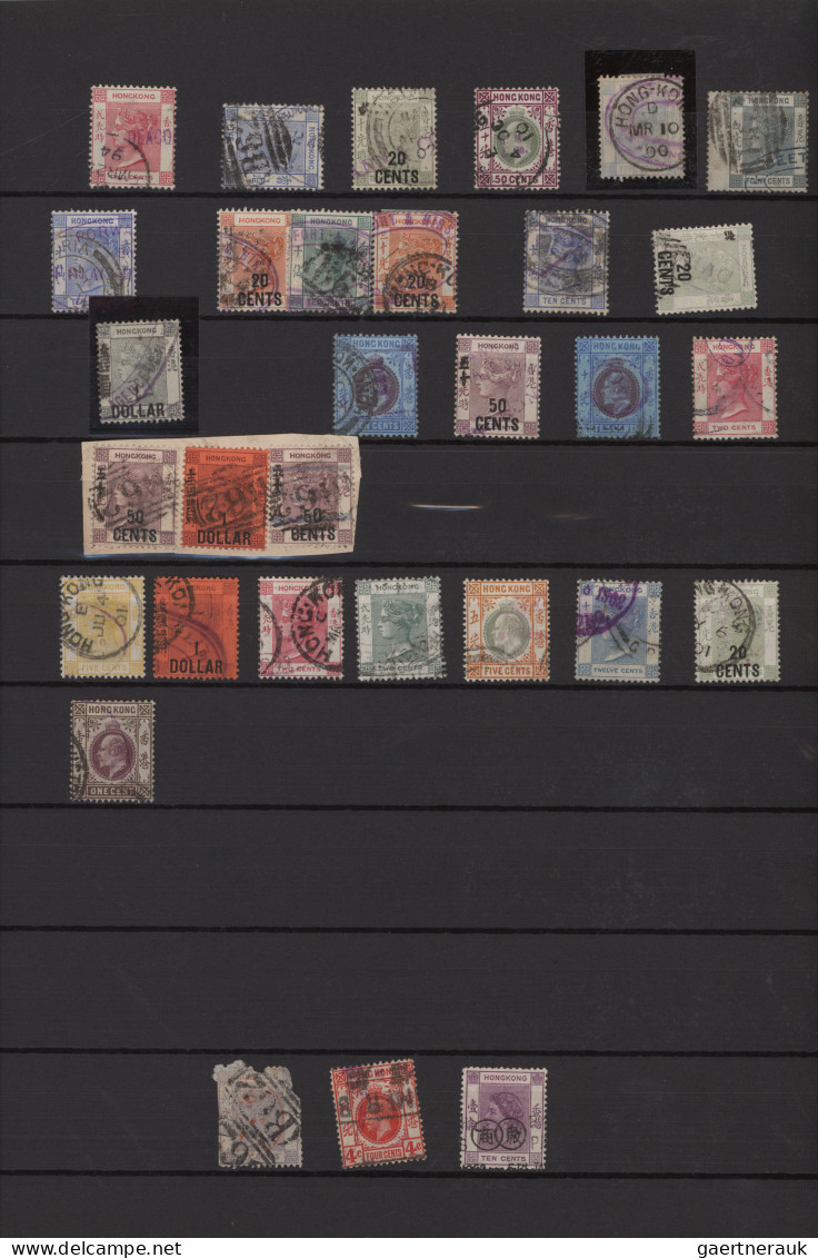 Hong Kong: 1880/2002 (approx.), specialised collection of perfins and company ch