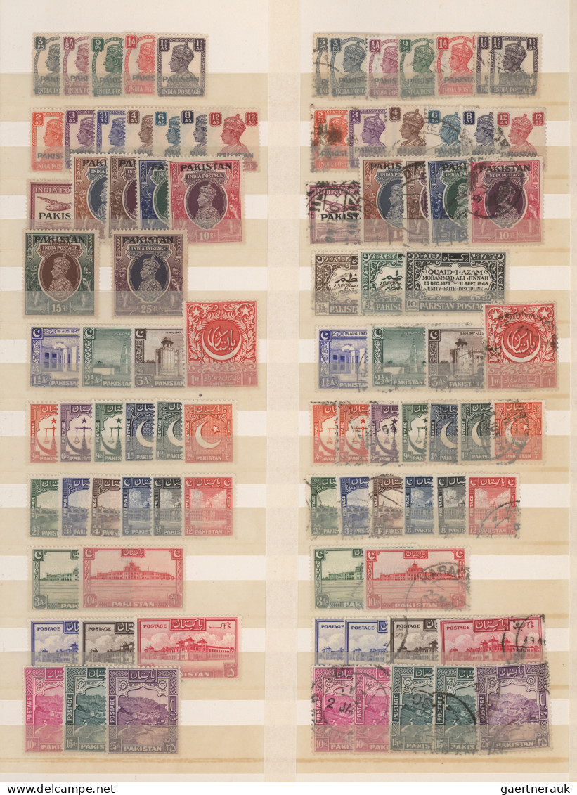 India: 1854/1975 (ca.), India+Pakistan, Used And Mint Collection/balance On Albu - 1854 Compañia Británica De Las Indias