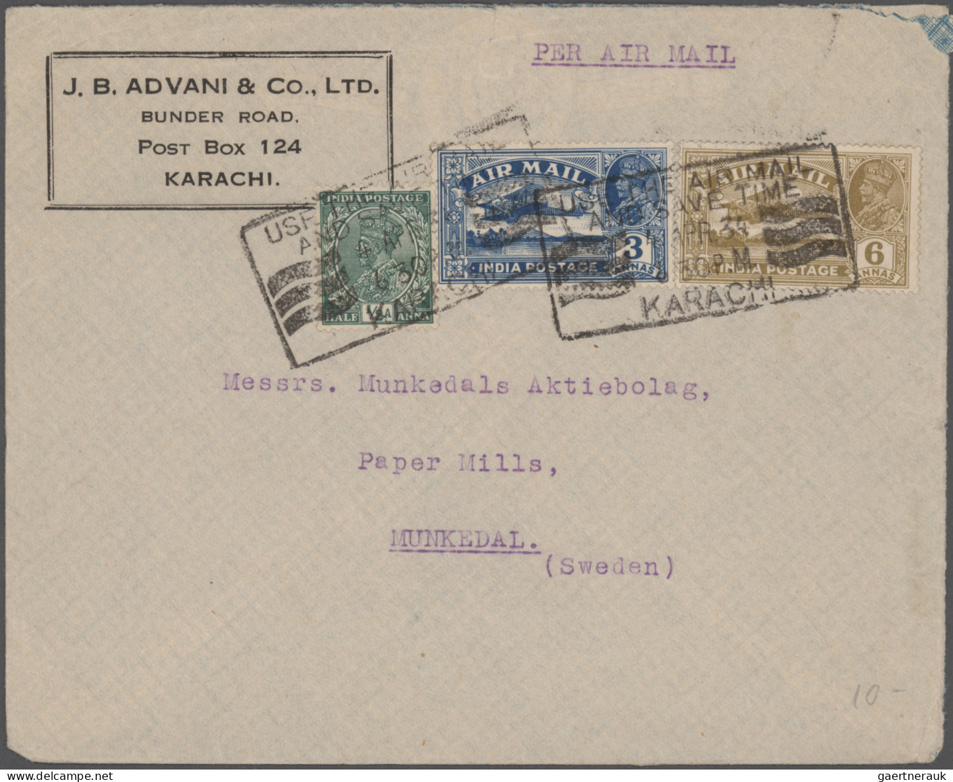 India: 1860/1960 (ca.), balance of apprx. 360 covers/cards/stationeries, varied