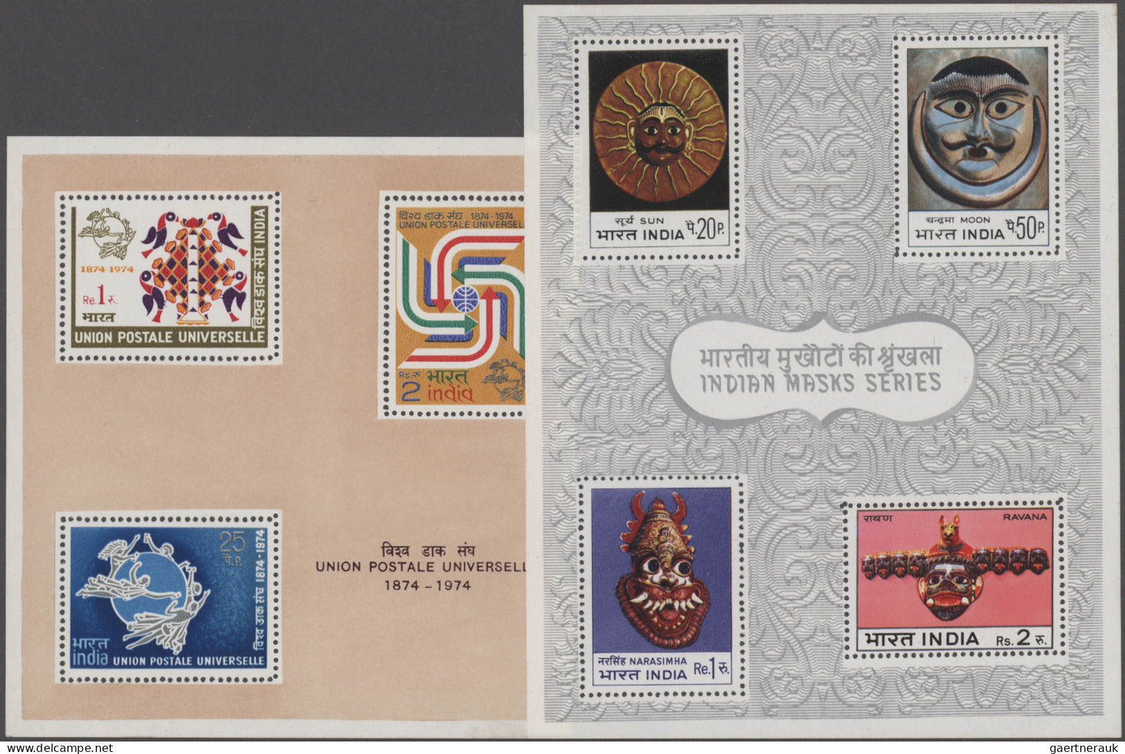 India: 1930's-modern: Mint And Used Stamps In A Stockbook Plus Some Dozens Of Co - 1936-47 Koning George VI