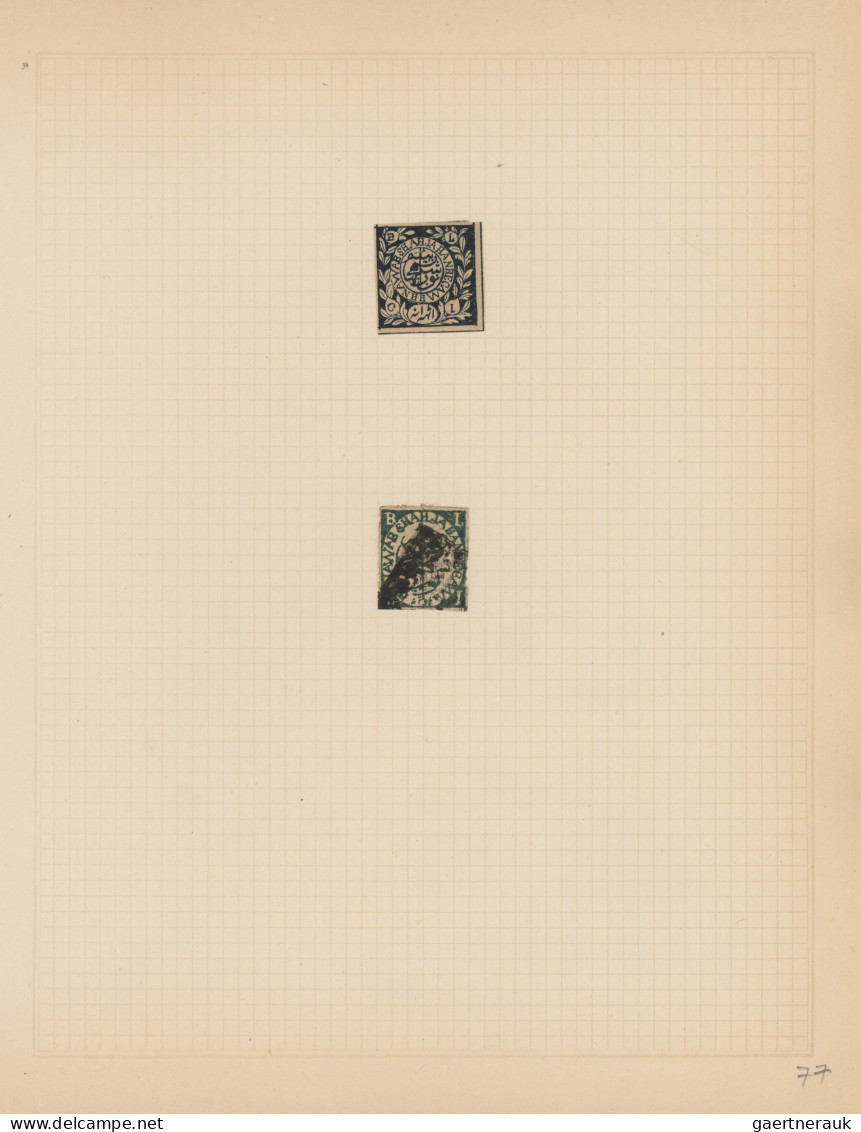 Bhopal: 1878/1908 Ca.: Collection Of About 100 Stamps, Unused And Used, Plus Six - Bhopal