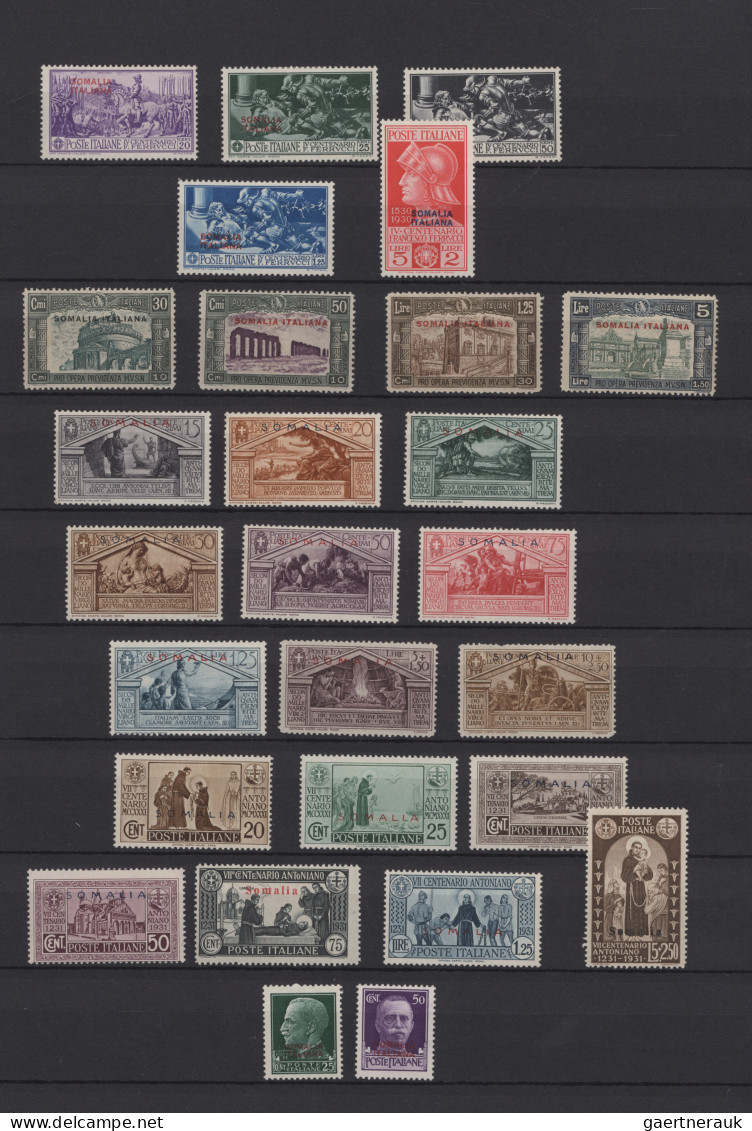 Italian Somaliland: 1906/1936, A Mint High-class Collection Showing Many Better - Somalië