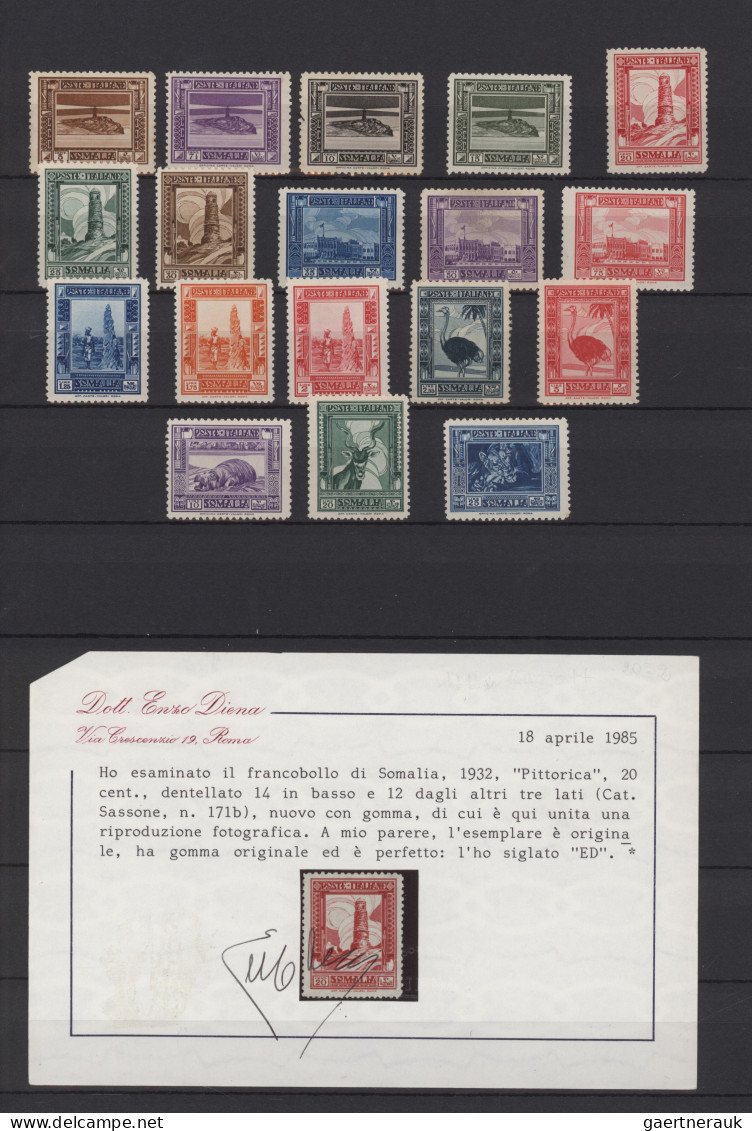 Italian Somaliland: 1906/1936, A Mint High-class Collection Showing Many Better - Somalia