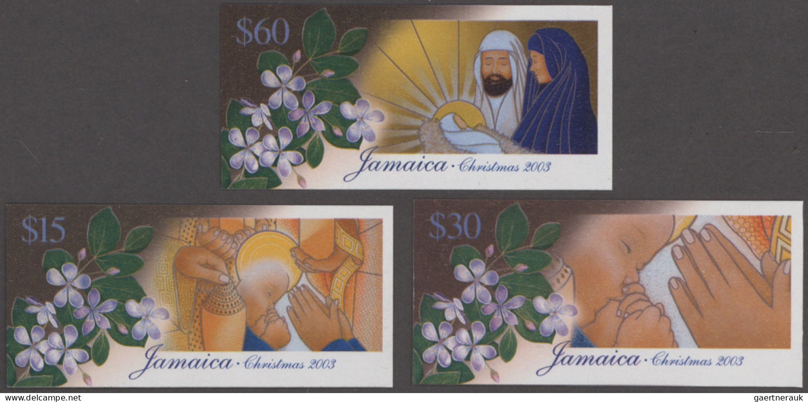 Jamaica: 1995/2016. Collection Containing 10131 IMPERFORATE Stamps And 109 IMPER - Giamaica (1962-...)