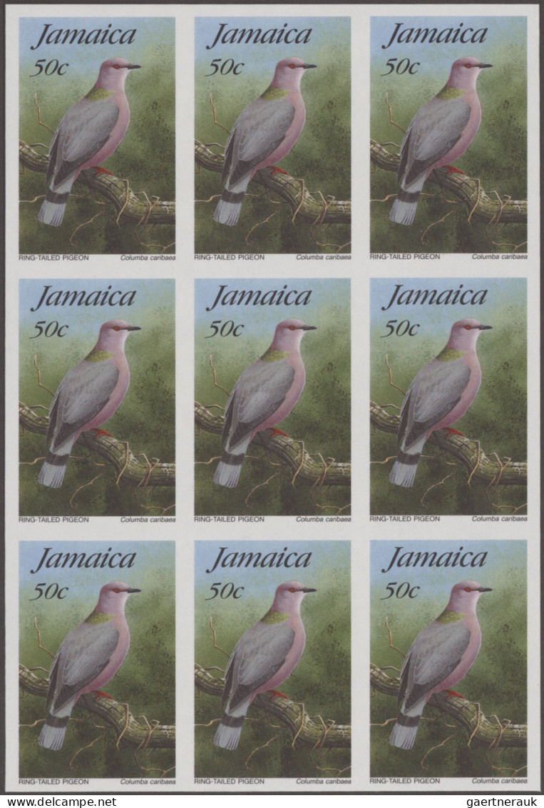 Jamaica: 1995/2016. Collection containing 10131 IMPERFORATE stamps and 109 IMPER