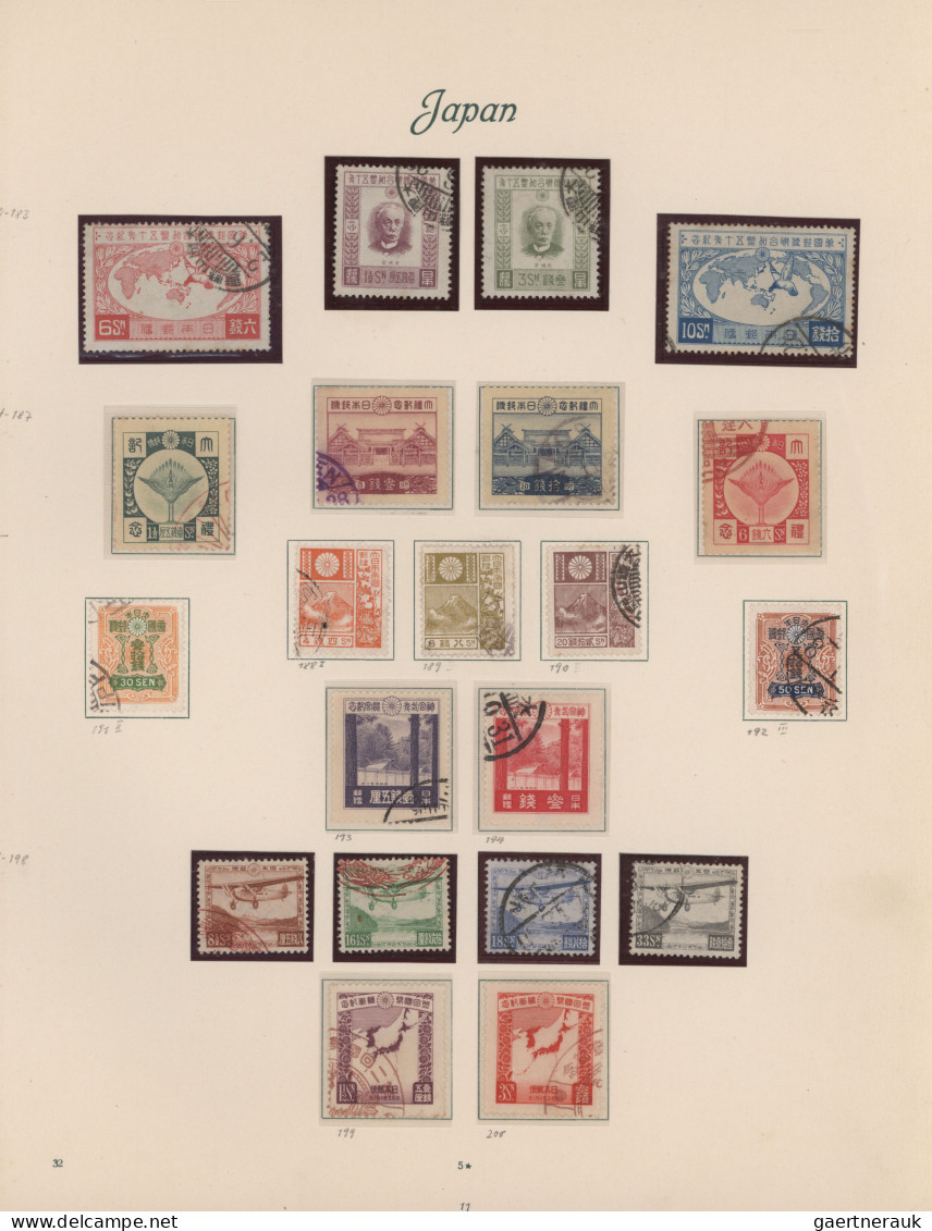 Japan: 1872/1944, Mint Inc. Some MNH And Used Collection, Double Collected, On B - Andere & Zonder Classificatie