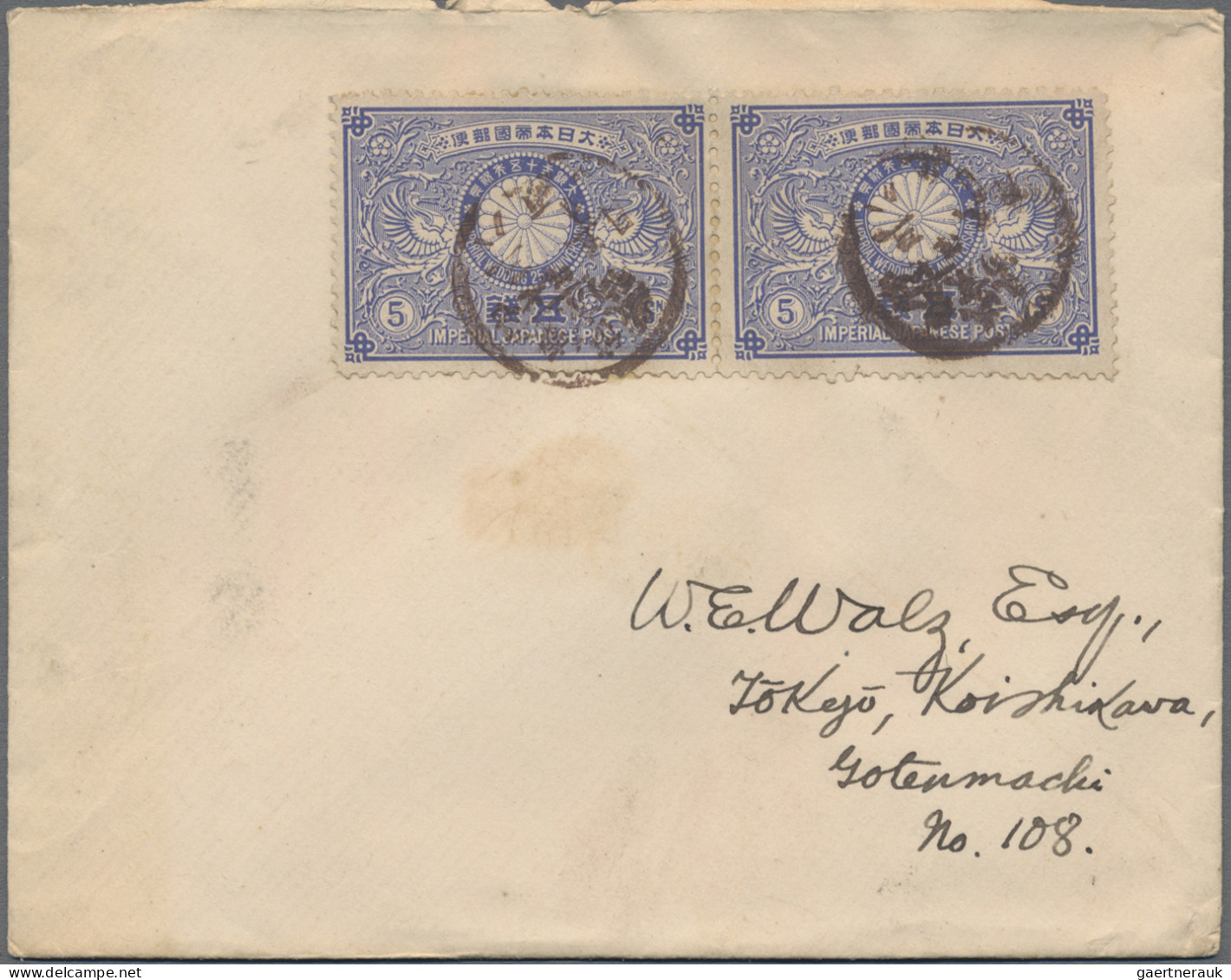 Japan: 1874/1953 (ca.), group of approx. 40 covers (inc. several FDC) plus some