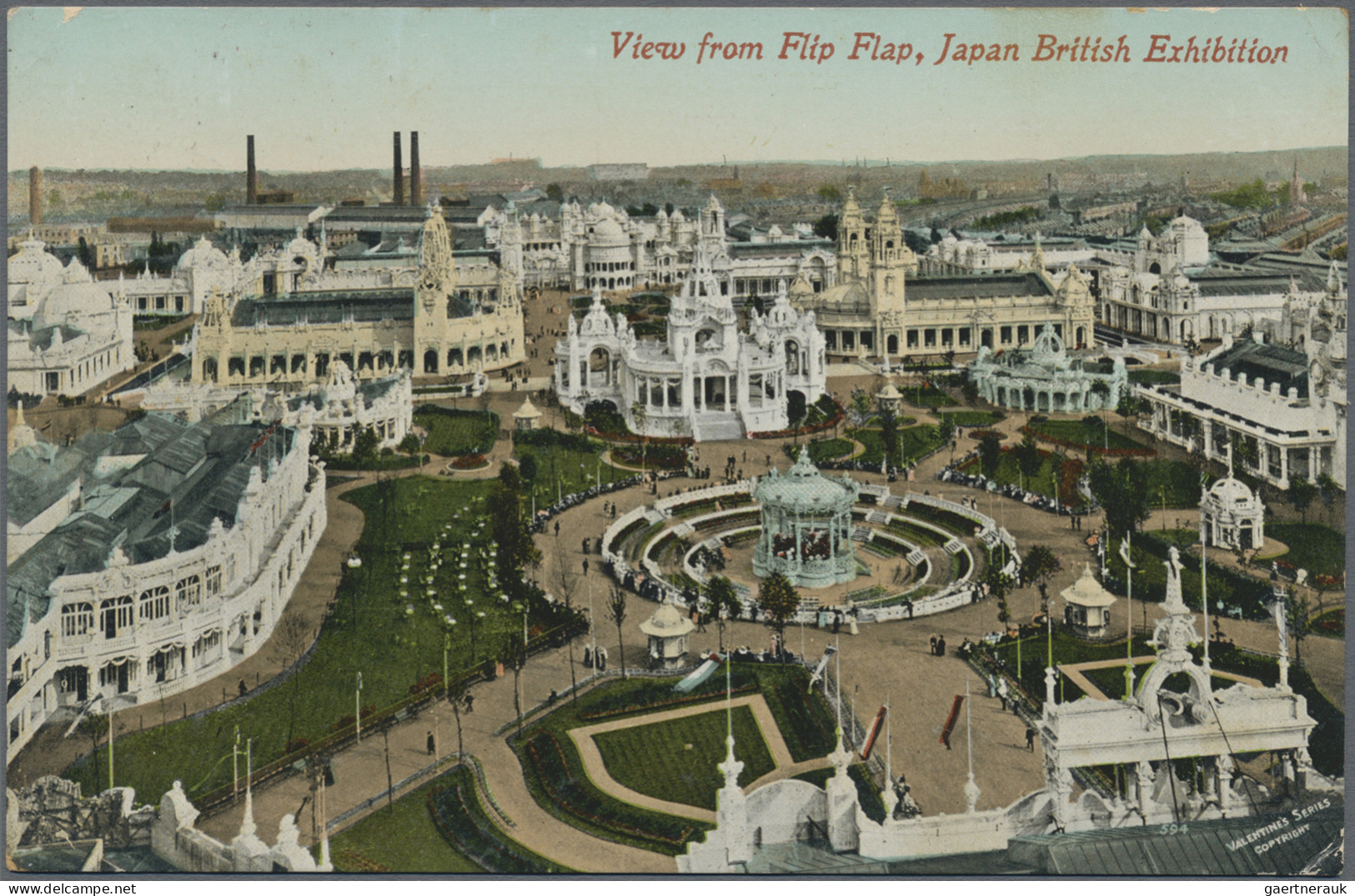 Japan: 1910, Japan-British Exhibition, Specialized Collection Of "Valentine's & - Andere & Zonder Classificatie