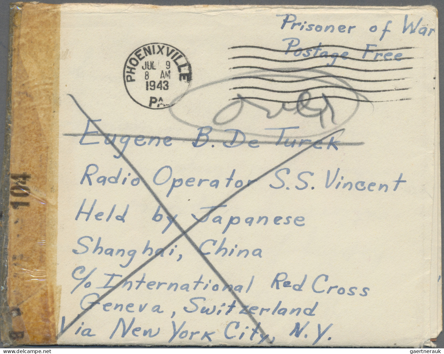 Japan: 1944, POW Mail, Java Camp, Card From Dereham/Norfolk And Envelope From Gl - Otros & Sin Clasificación
