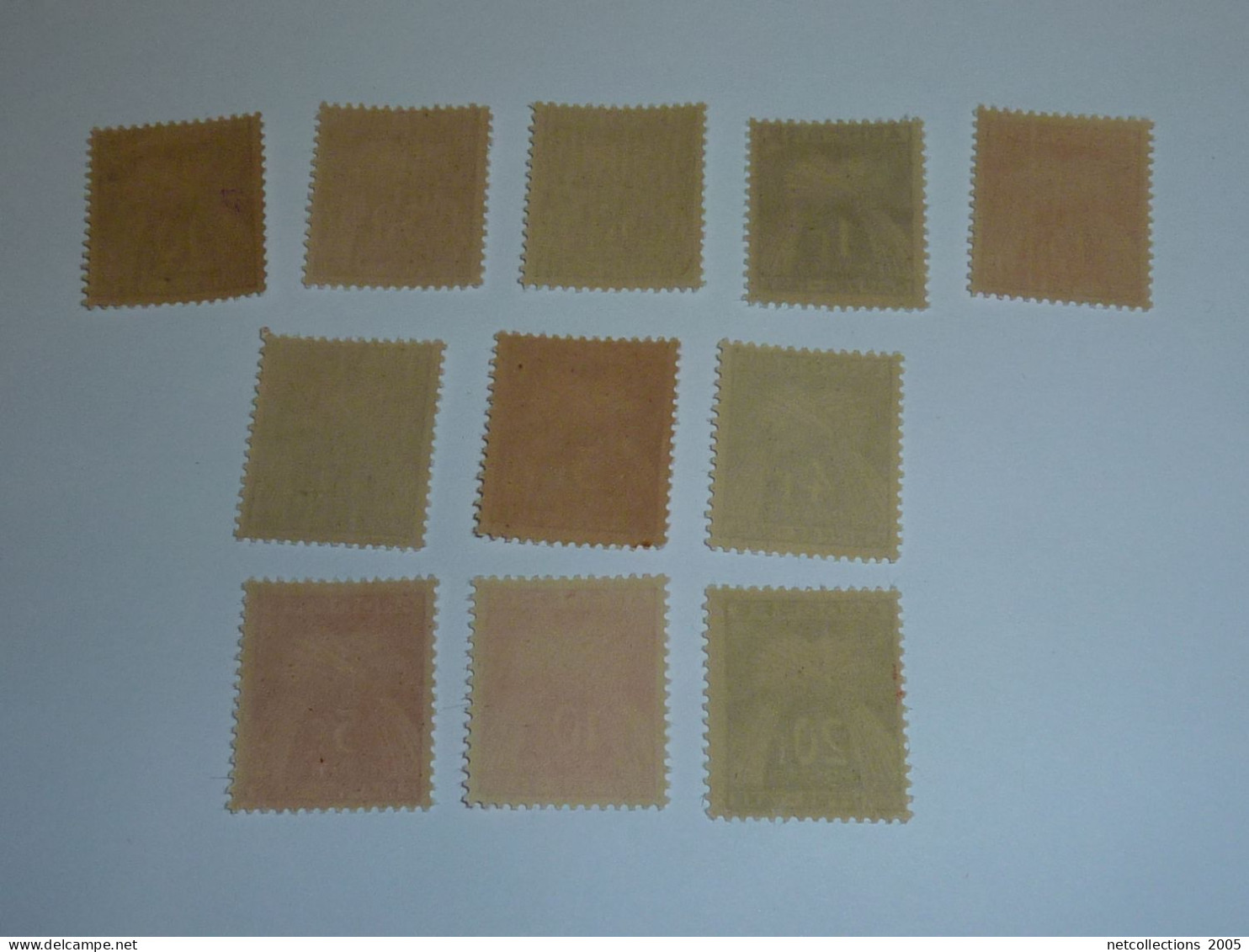 ANDORRE TIMBRE TAXE 1943 DU N°21/31 - NEUF SANS CHARNIERE (20/09) - Unused Stamps