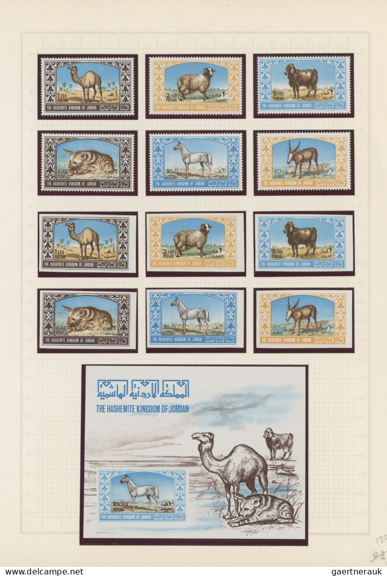 Jordan: 1930/1994: Mint collection on printed hingeless pages in a binder, near