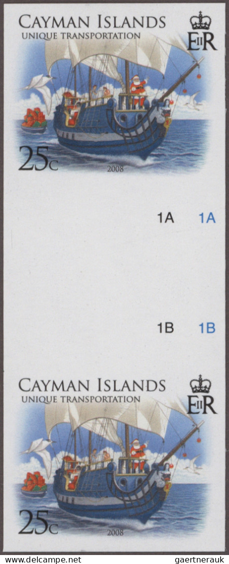 Cayman Islands: 2000/2013. Collection Containing 1362 IMPERFORATE Stamps (inclus - Cayman (Isole)
