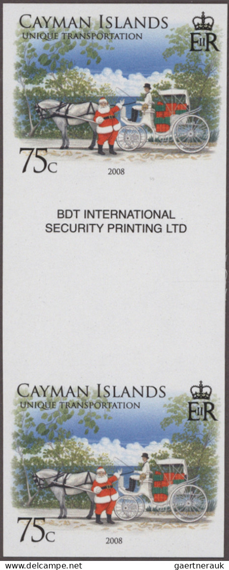 Cayman Islands: 2000/2013. Collection Containing 1362 IMPERFORATE Stamps (inclus - Iles Caïmans