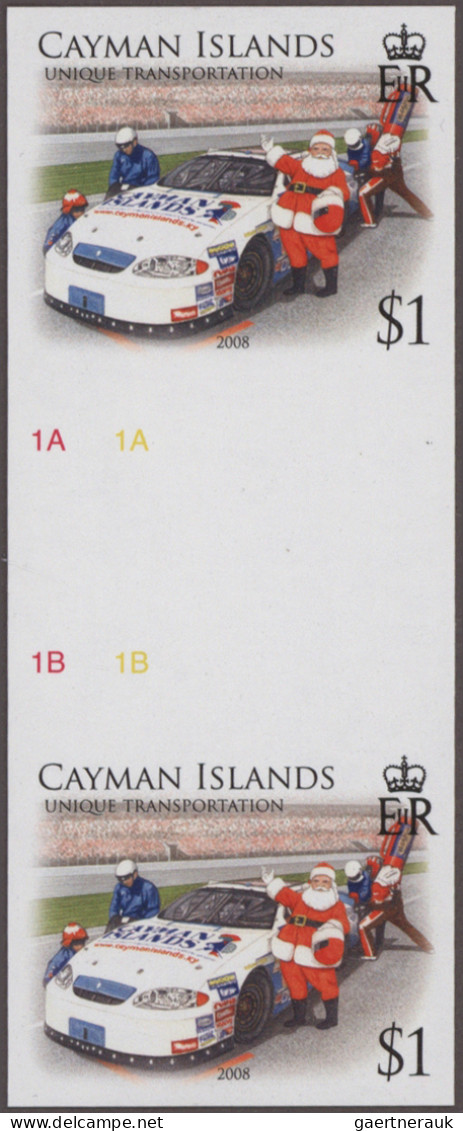 Cayman Islands: 2000/2013. Collection containing 1362 IMPERFORATE stamps (inclus