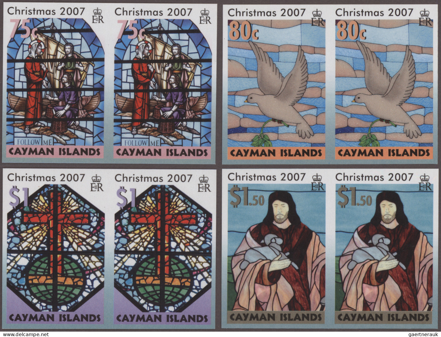 Cayman Islands: 2000/2015. Collection containing 2416 IMPERFORATE stamps and 19