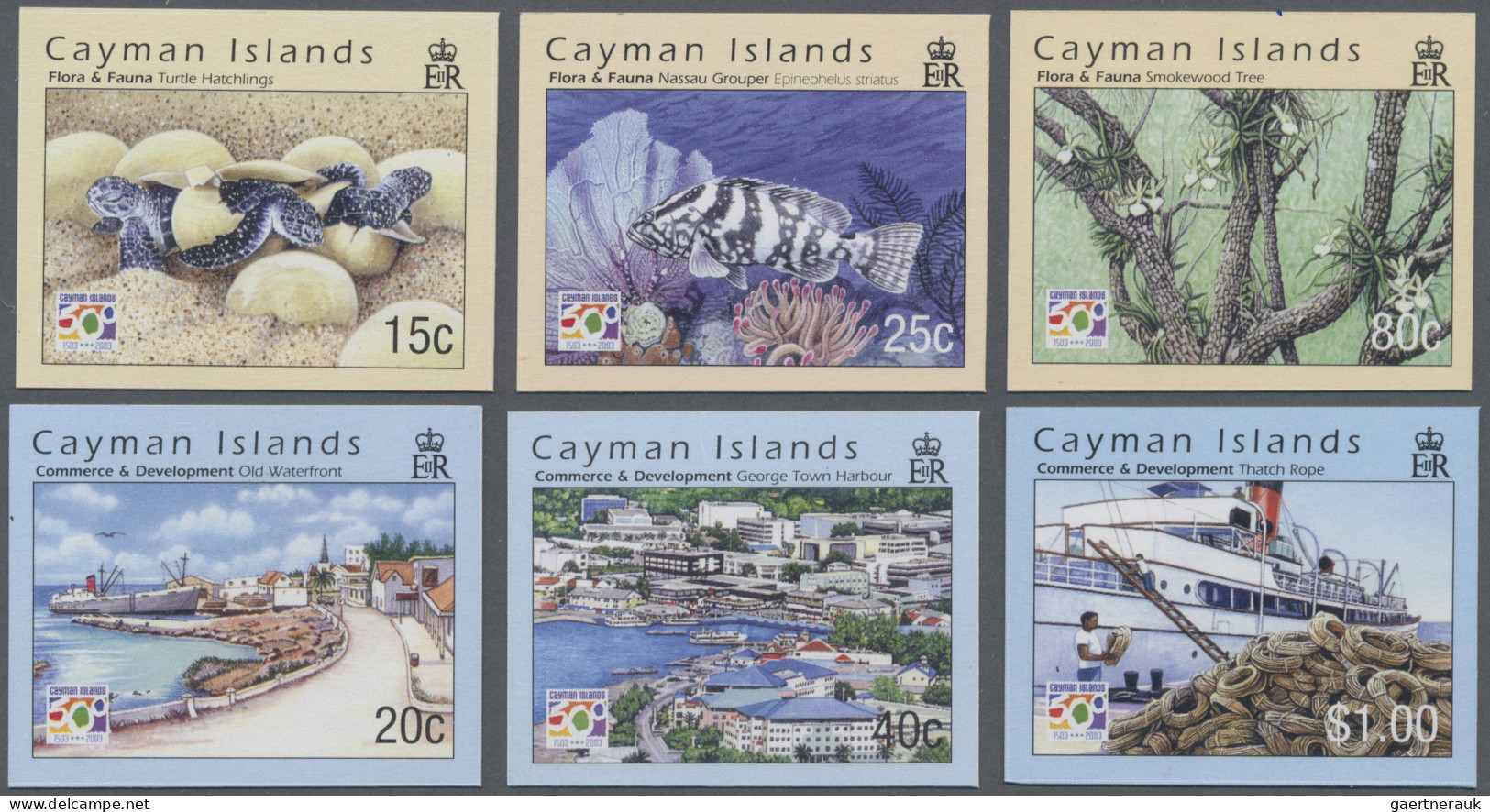 Cayman Islands: 2003. Lot With 44 IMPERFORATE Sets '500th Anniversary Of The Dis - Kaaiman Eilanden