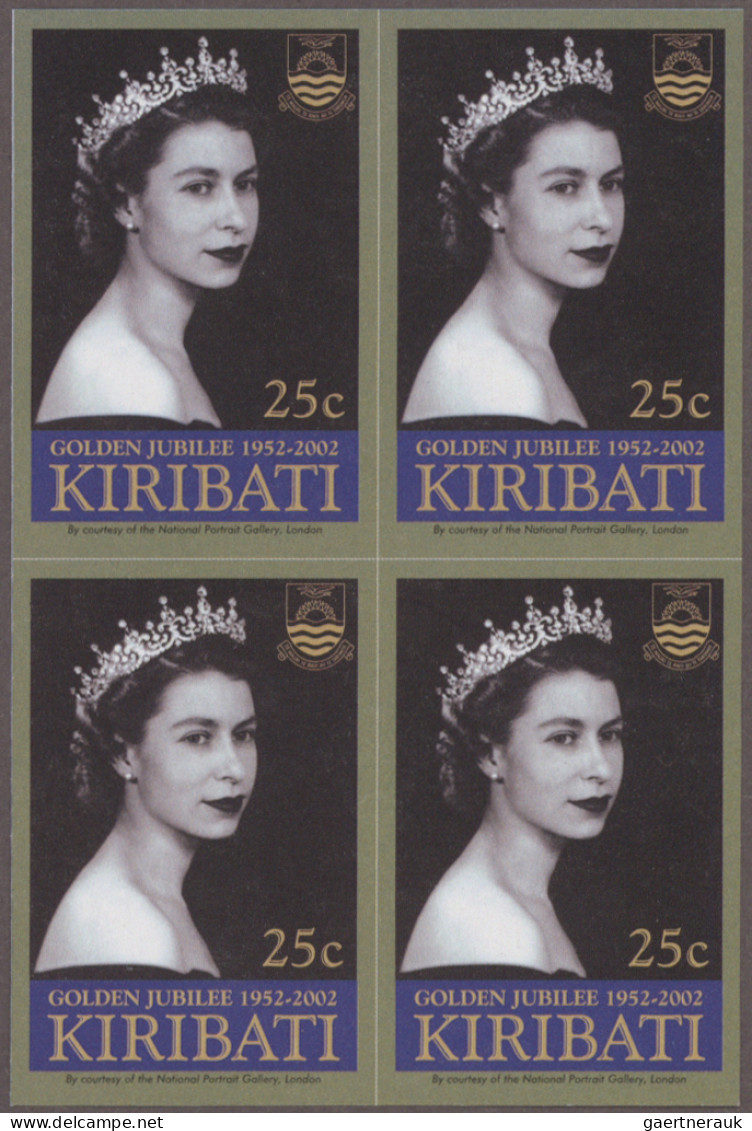 Kiribati: 2002/2013. Collection Containing 987 IMPERFORATE Stamps Concerning Var - Kiribati (1979-...)