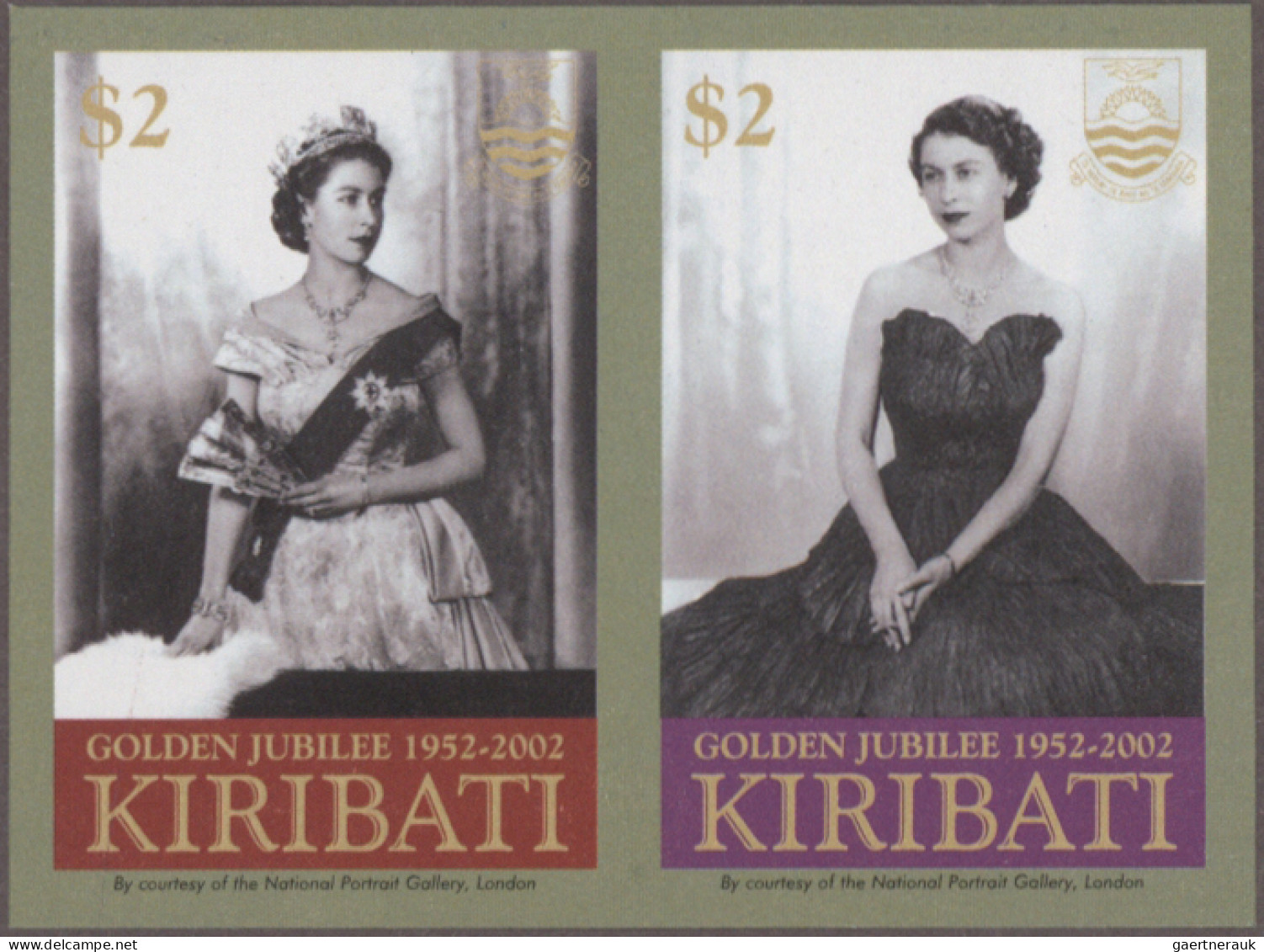 Kiribati: 2002/2013. Collection Containing 987 IMPERFORATE Stamps Concerning Var - Kiribati (1979-...)