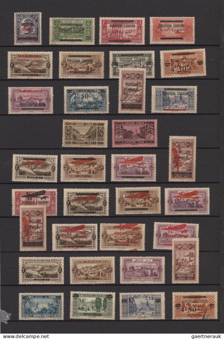 Lebanon: 1925/1931, French Levant, Unused Collection On Stockpages, Comprising G - Liban
