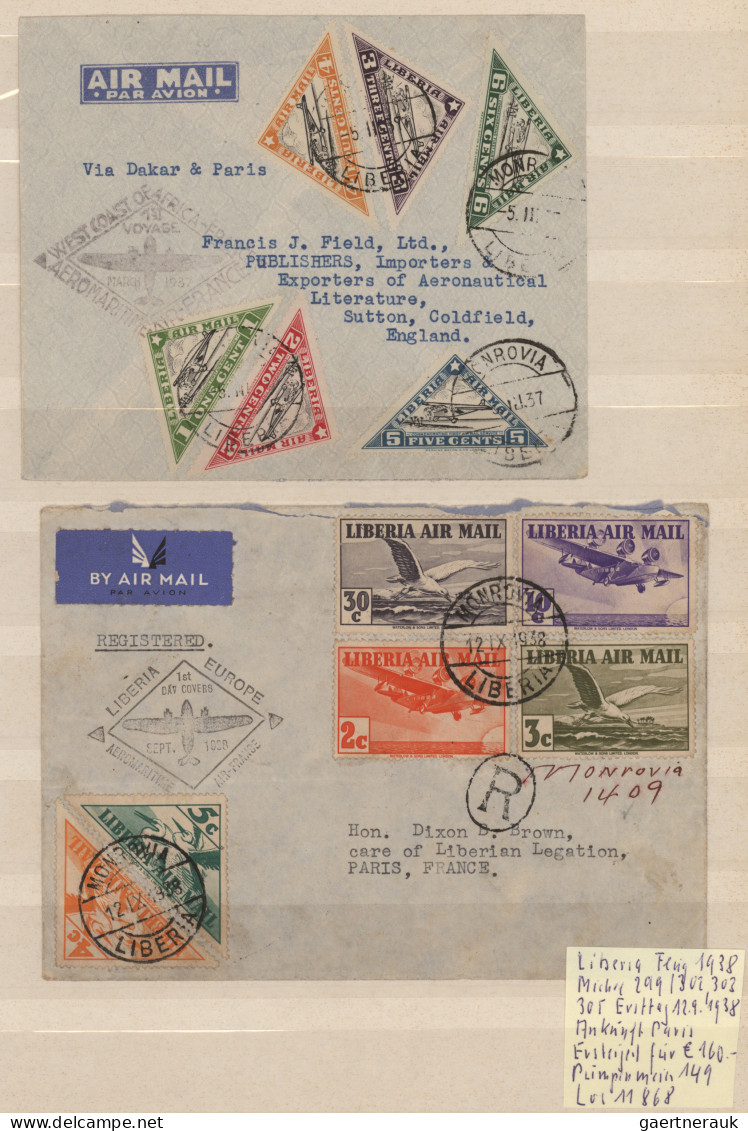 Liberia: 1920/1986 Mint Collection Of Perf And Imperf Stamps And Souvenir/miniat - Liberia