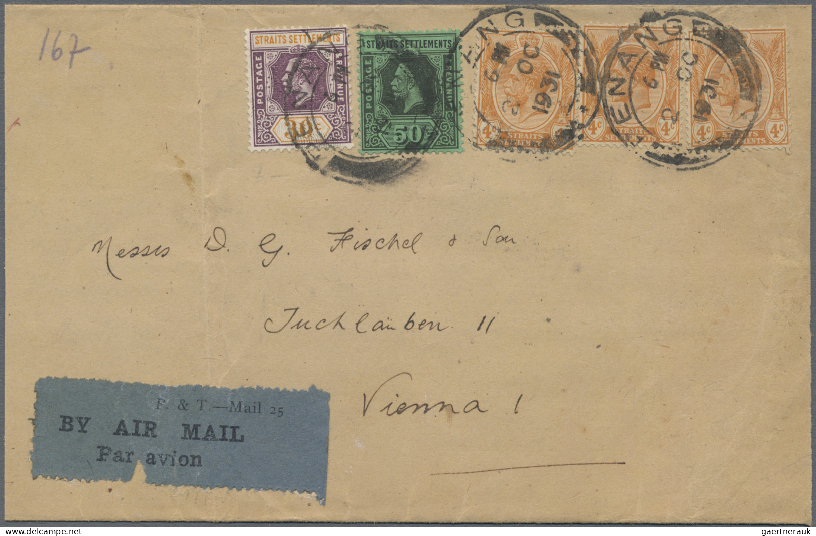 Malayan States - Straits Settlement: 1880/1952 (ca.), On Pages: Covers QV-KGVI ( - Straits Settlements