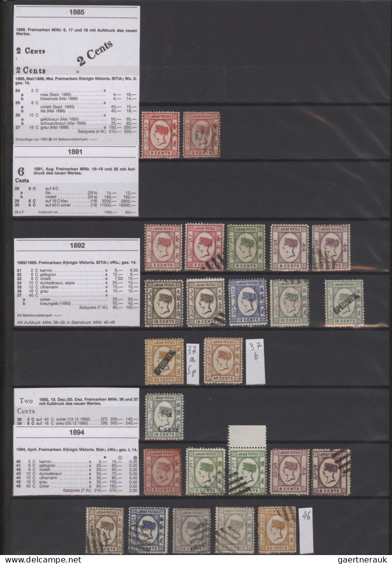 Malayan States: 1867/1900 Ca.: Collection Of About 600 Mint And Used Stamps From - Federated Malay States