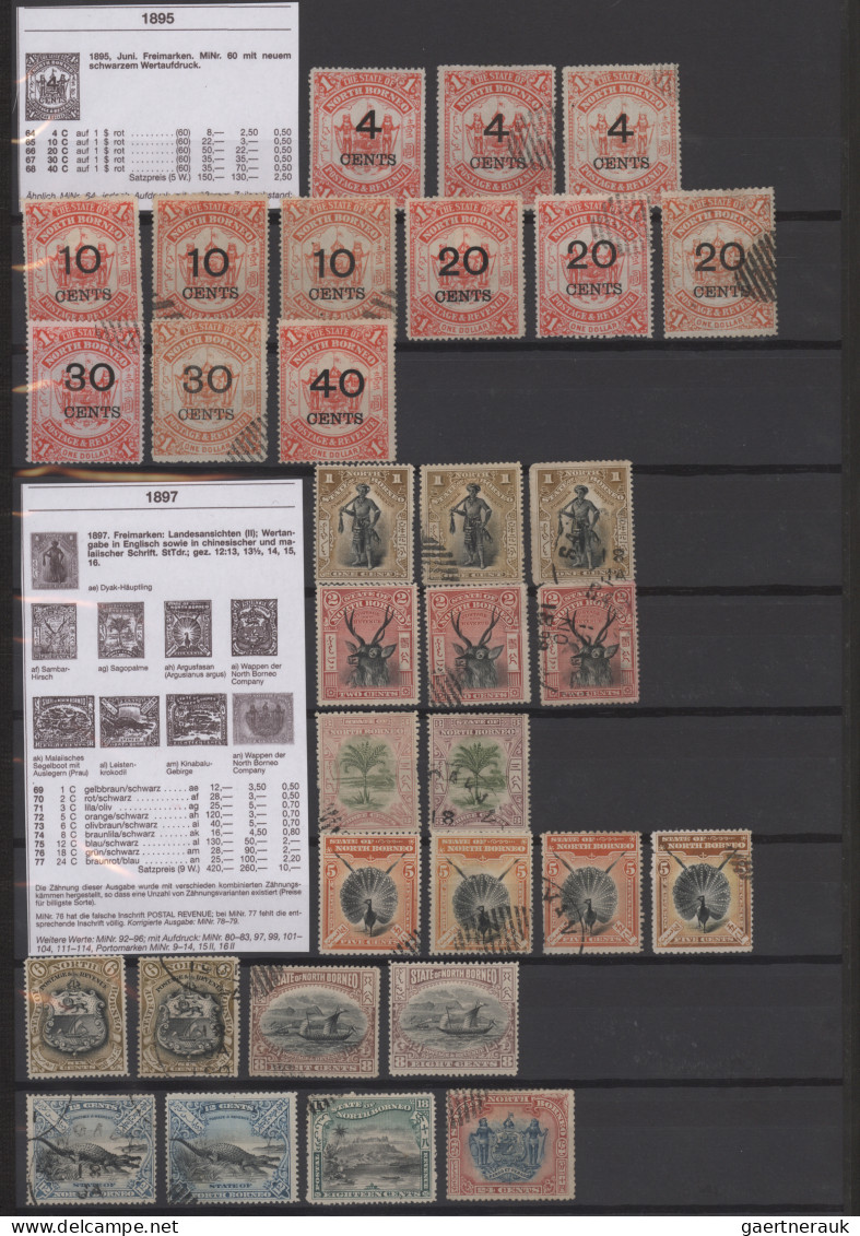 Malayan States: 1867/1900 ca.: Collection of about 600 mint and used stamps from