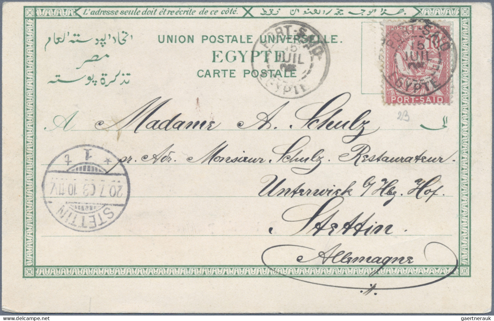 Egypt: 1898/1901, Correspondence Of 11 Picture Post Cards (inc. 5 Multicolour) F - 1915-1921 Britischer Schutzstaat