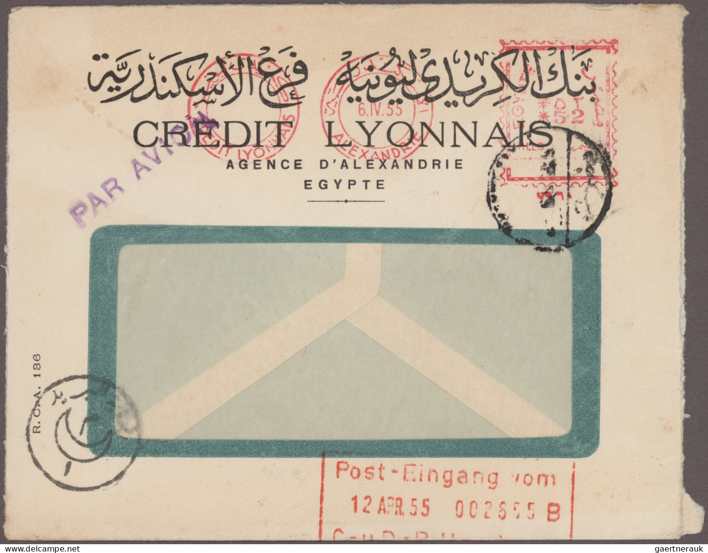 Egypt: 1948/1982, METER MARKS, Assortment Of Approx. 38 Commercial Covers Mainly - Lettres & Documents