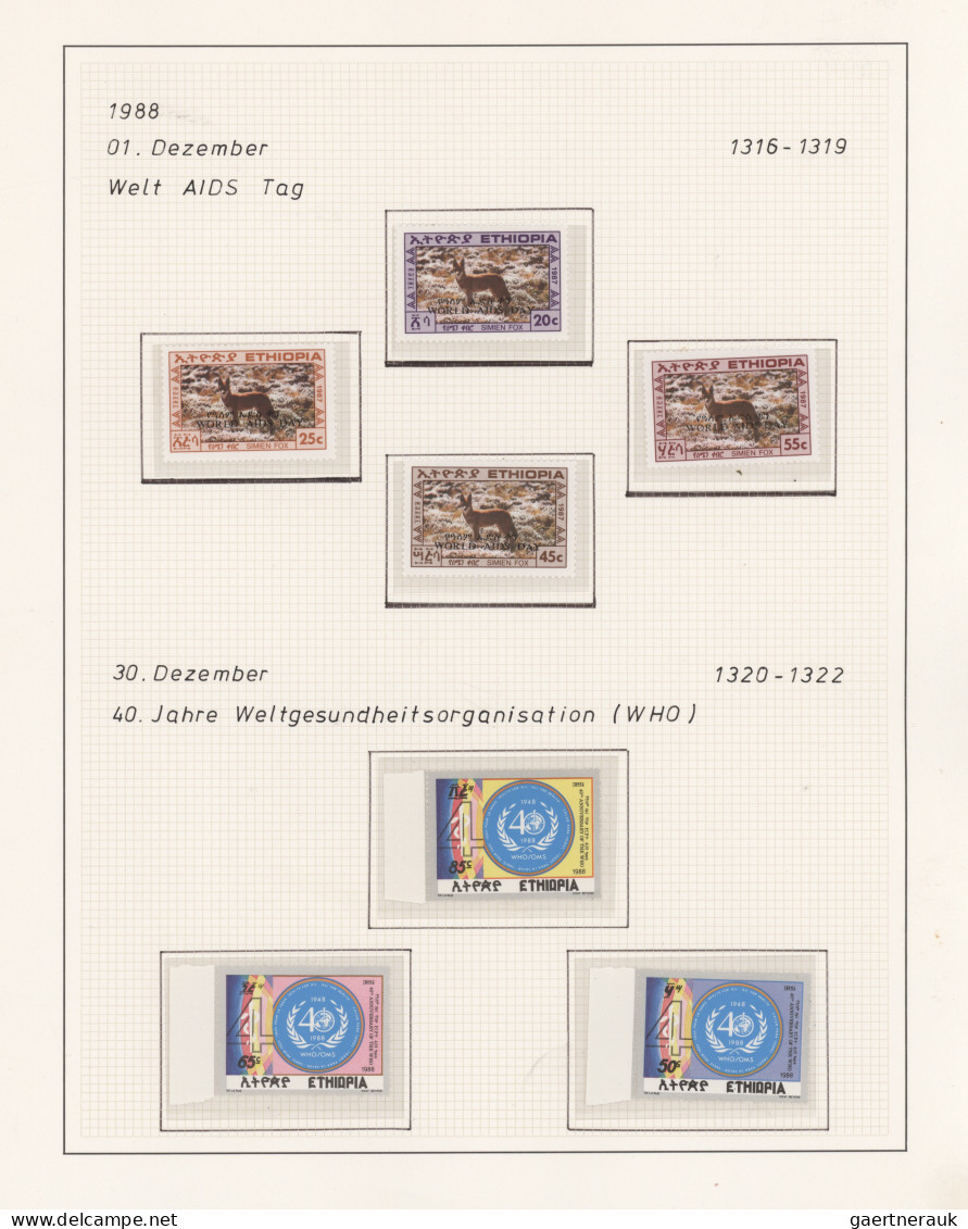 Ethiopia: 1894/2014: Comprehensive Collection Of Mint Stamps And Covers Well Wri - Ethiopie