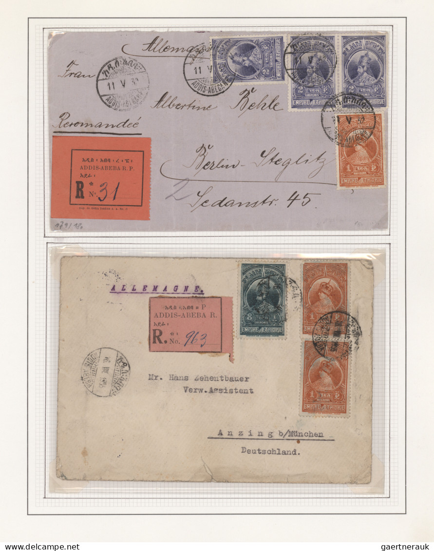 Ethiopia: 1894/2014: Comprehensive collection of mint stamps and covers well wri