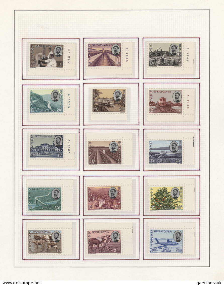Ethiopia: 1894/2014: Comprehensive collection of mint stamps and covers well wri
