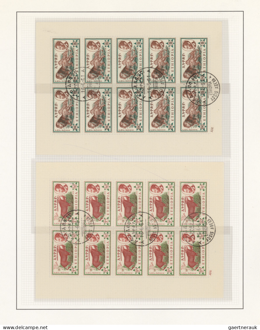 Ethiopia: 1894/2014: Comprehensive collection of mint stamps and covers well wri
