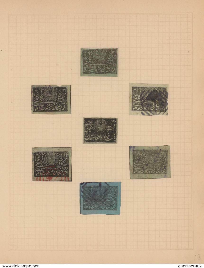 Afghanistan: 1871/1921 Ca.: Collection Of About 80 Stamps And 7 Covers, With 9 L - Afghanistan