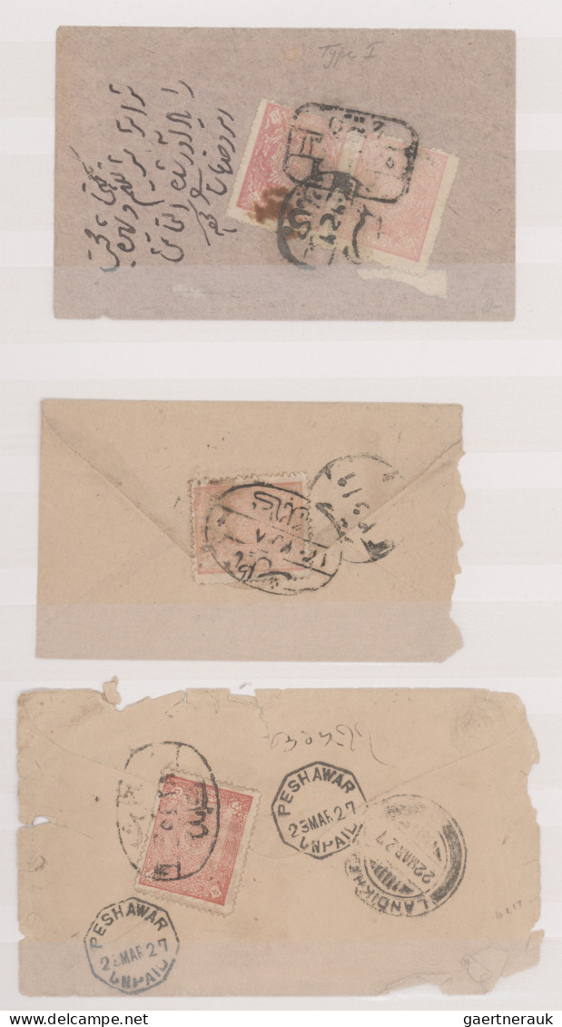 Afghanistan: 1926/1927, Assortment Of 25 Covers Bearing Frankings Of 1921-1927 D - Afghanistan