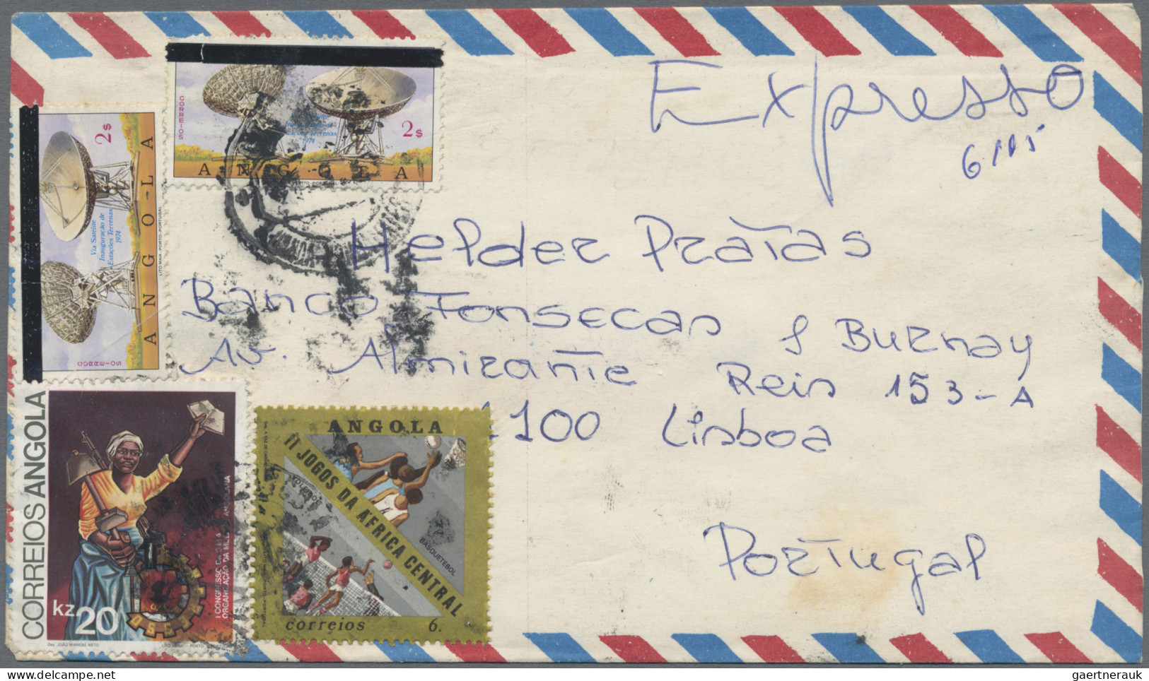 Angola: 1900/2005 (ca.), Balance Of Apprx. 800-1.000 Covers/cards Incl. Ppc, Als - Angola