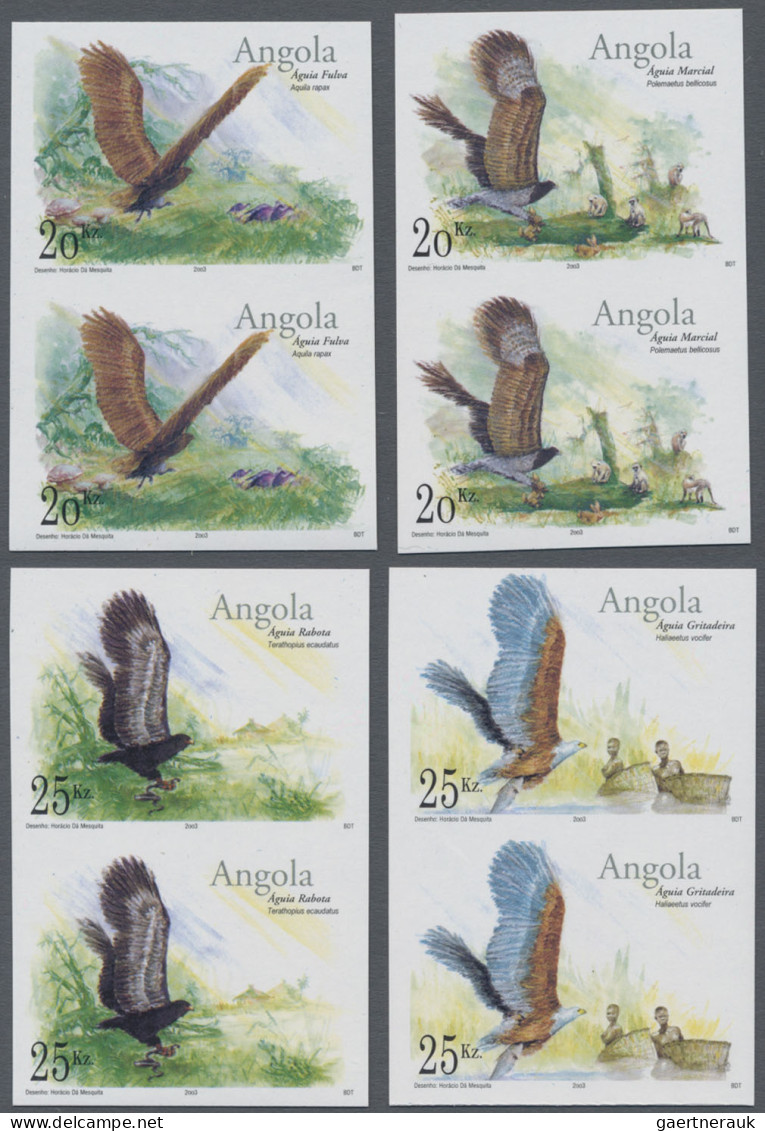 Angola: 2003/2004. Collection Containing 164 IMPERFORATE Stamps And 11 IMPERFORA - Angola